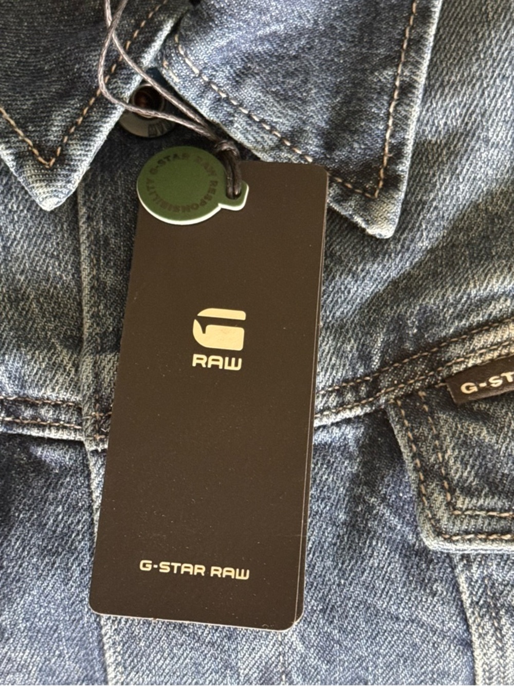 G-Star RAW Arc 3D Denim Jacket Sizes XS or S NWT Santorini Blue Slim Fit Stretch - Picture 11 of 15